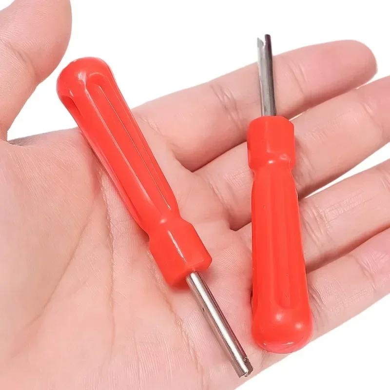 1-3Pcs Universal Car Tire Valve Core Remover Screwdriver for Car Bicycle Slotted Handle Tire Repair Install Hand Tool Accessorie