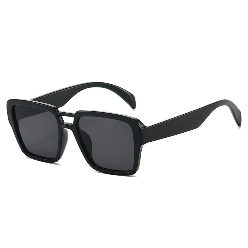 

Vintage Double Beam Sunglasses Luxury Designer Colored Lenses Sun Shade Glasses for Women Fashion UV400 Brand Sun Glasses