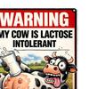 Vintage Farmhouse Highland Cow Tin Sign Funny Warning Metal Sign Rustic Retro Wall Art Decor for Farm Kitchen Home Indoor Outdoor
