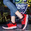 Men and Women Children Runaway Shoes with Lights Roller Skates Double Wheel Charging Skates Young and Young Wheels Flash