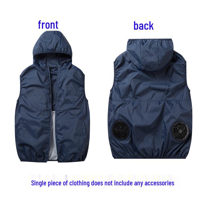 Summer Cooling Sun Protection Quick-Drying Outdoor Work Jacket with Fan 5XL