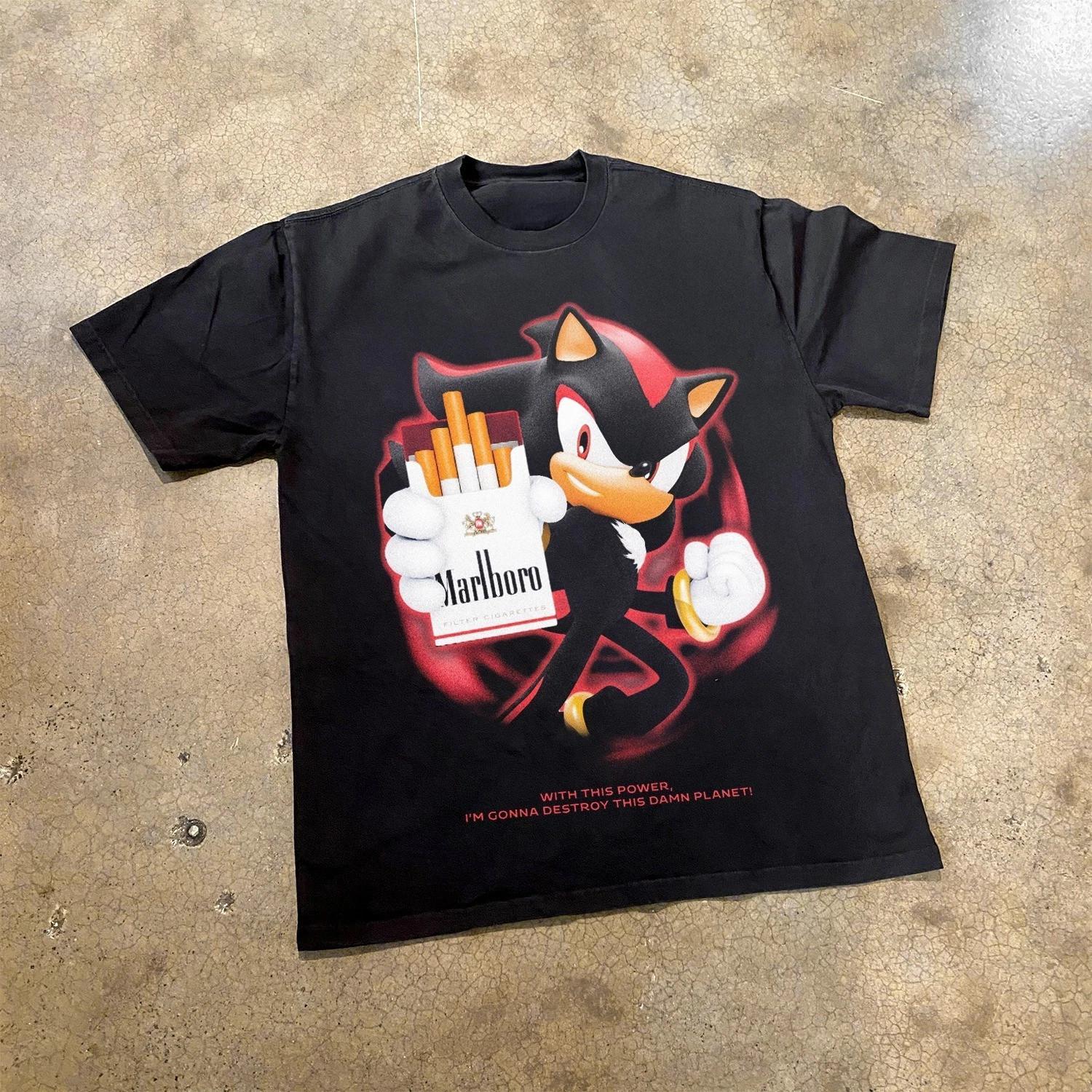 SHADOW CIGARETTES PACK BOOT T-SHIRT S-4XL L