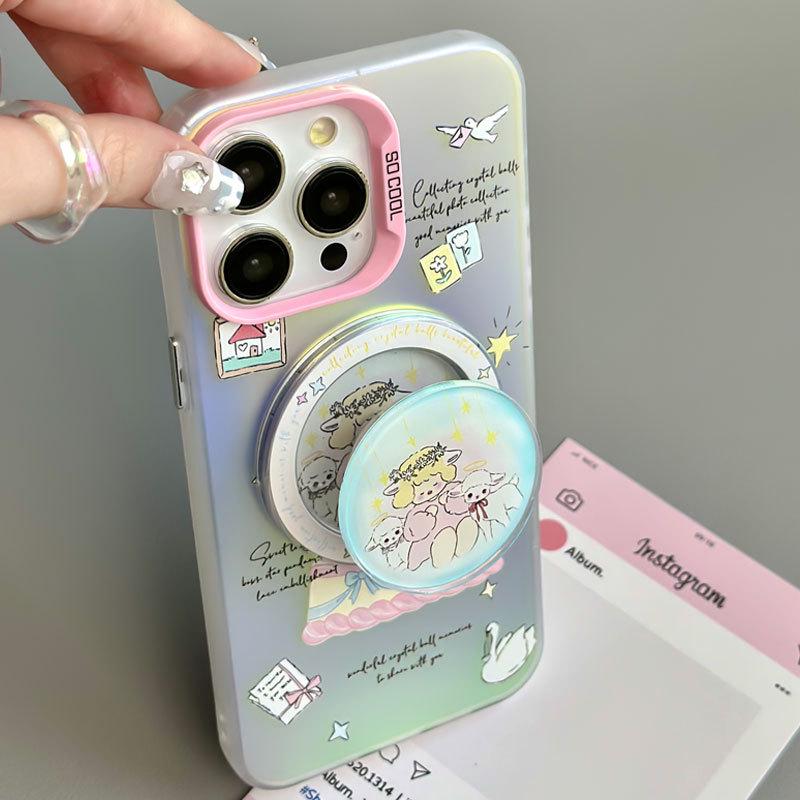 Zhitai Magnetic Frosted Laser Case for iPhone 15/14 & Huawei MATE 60