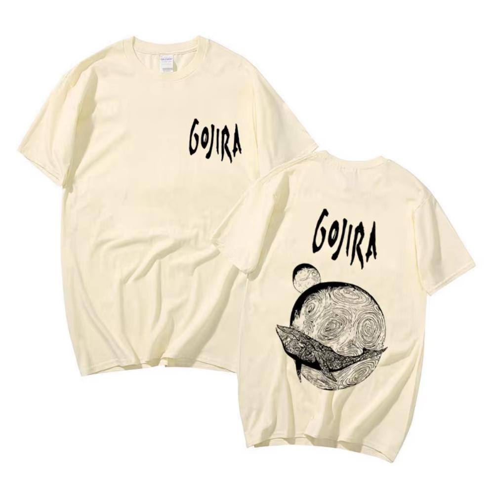 Limited Rock Metal Band Gojira From Mars To Sirius Music Album Cover Print T Shirt Men's Women Classic Vintage Oversized T-shirt