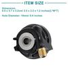 ACROPIX Motorcycle Brake Speedometer Drive Gear Sensor Front Wheel for Yamaha Jog Black 1pcs