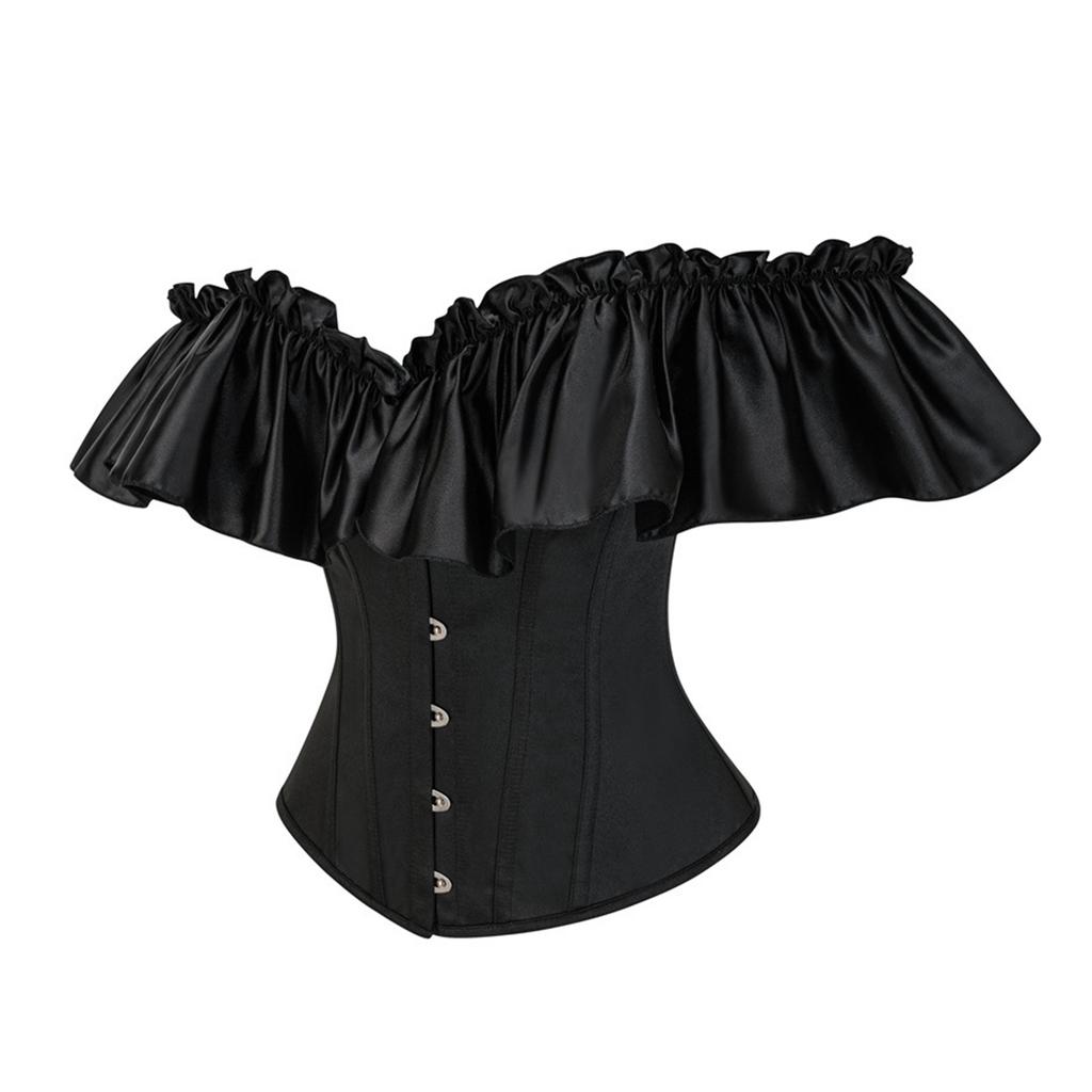 Ladies With Colored Ding Lace Court Ladies' Body Shaping Clothes, Court Waist Cinching And Body Hugging Clothes, Worn Outside