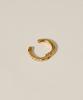 Novice Tokyo Cz Open Hoop Ear Cuff [Stainless] / Gold