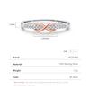 Solid 925 Sterling Silver Infinite Love Simple Ring Romantic Rose Gold Color Wedding Ring For Women Fine Jewelry Gift