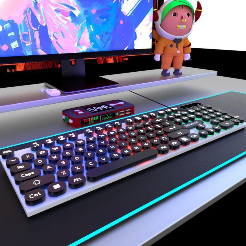Bluetooth Backlit E-sports Mechanical Keyboard & Mouse for PC/Laptop