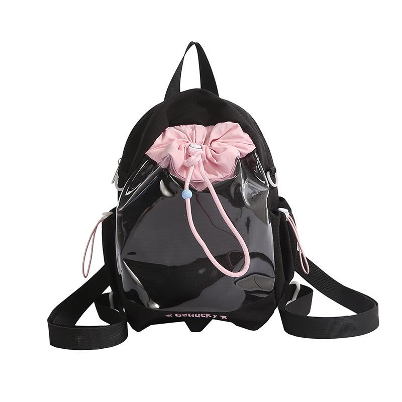 The Schoolbag Is High-value, Sweet, Cute, Transparent, Painful, and Versatile for Junior High School Students.