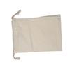 Household Plain Cotton Drawstring Storage Laundry Sack Stuff Bag for Travel Home Use