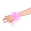 Children Gift Wrist Decoration Cuff Sleeves Slap Ring Ostrich Feather Slap Bracelets Hair Accessories Patting Circle Wristband