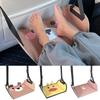Kids Cartoon Car Seat Foot Support Universal Bear Car Travel Rest Foot Mat Portable Auto Backseat Suspension Hamk Footstool