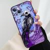 Crow Raven Dark Skull Case For iPhone 12 11 13 14 15 16 Pro Max Mini Cover For iPhone XR X XS Max Plus Phone Case