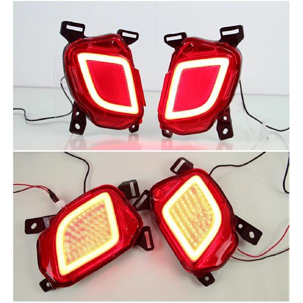 2Pcs Led Rear Driving Light Brake Lights Rear Bumper Lamp Warning For Toyota Highlander Kluger XU50 2014 2015 2016 2017 2018