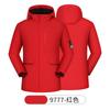 Herfst en winter geïntegreerde fleece jas koppelstijl bedrukt logo overall heren hooded jas outdoor bergbeklimmingsjas