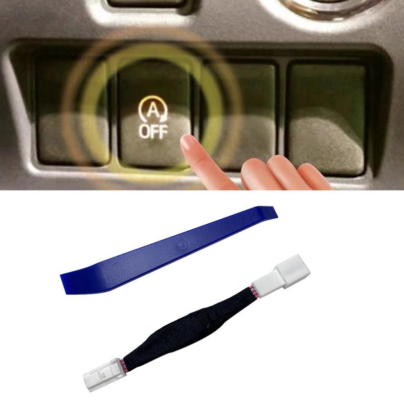 Car Switch Button Automatic Stop Start Engine System Eliminator Closed Off Device Control Sensor Parts For Toyota Noah -