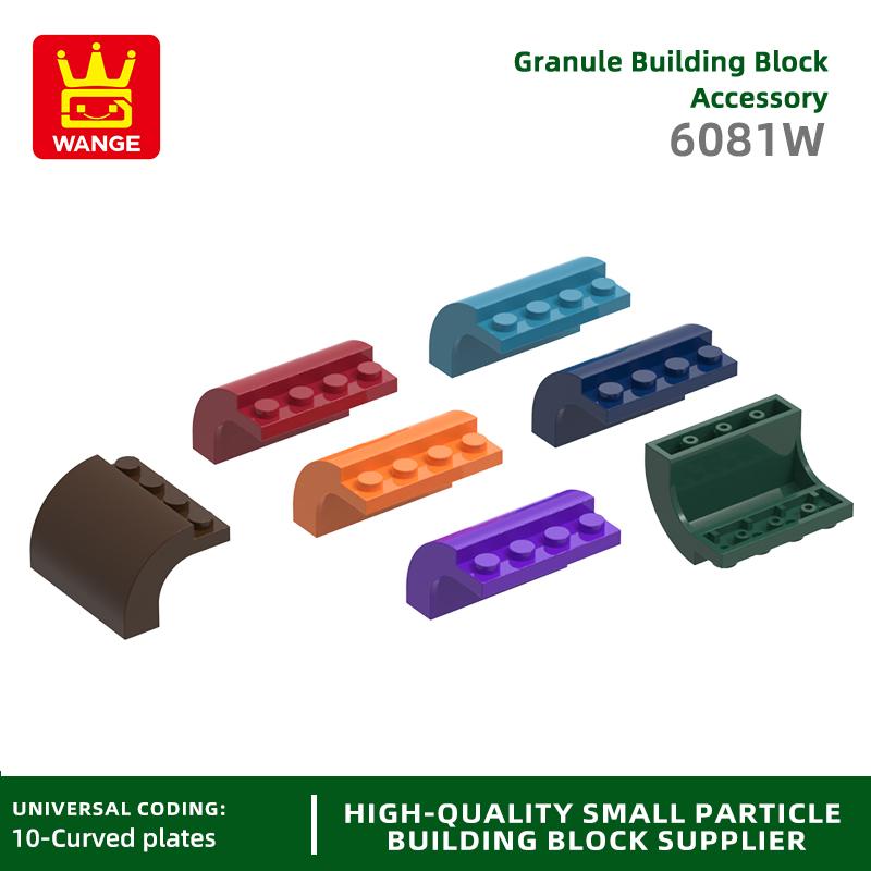 28 20Pcs/lot Curved 3 x 4 Block Moc Hue Accessories Works With Brick DO-IT-YOURSELF Children's Toy Assembly Parts