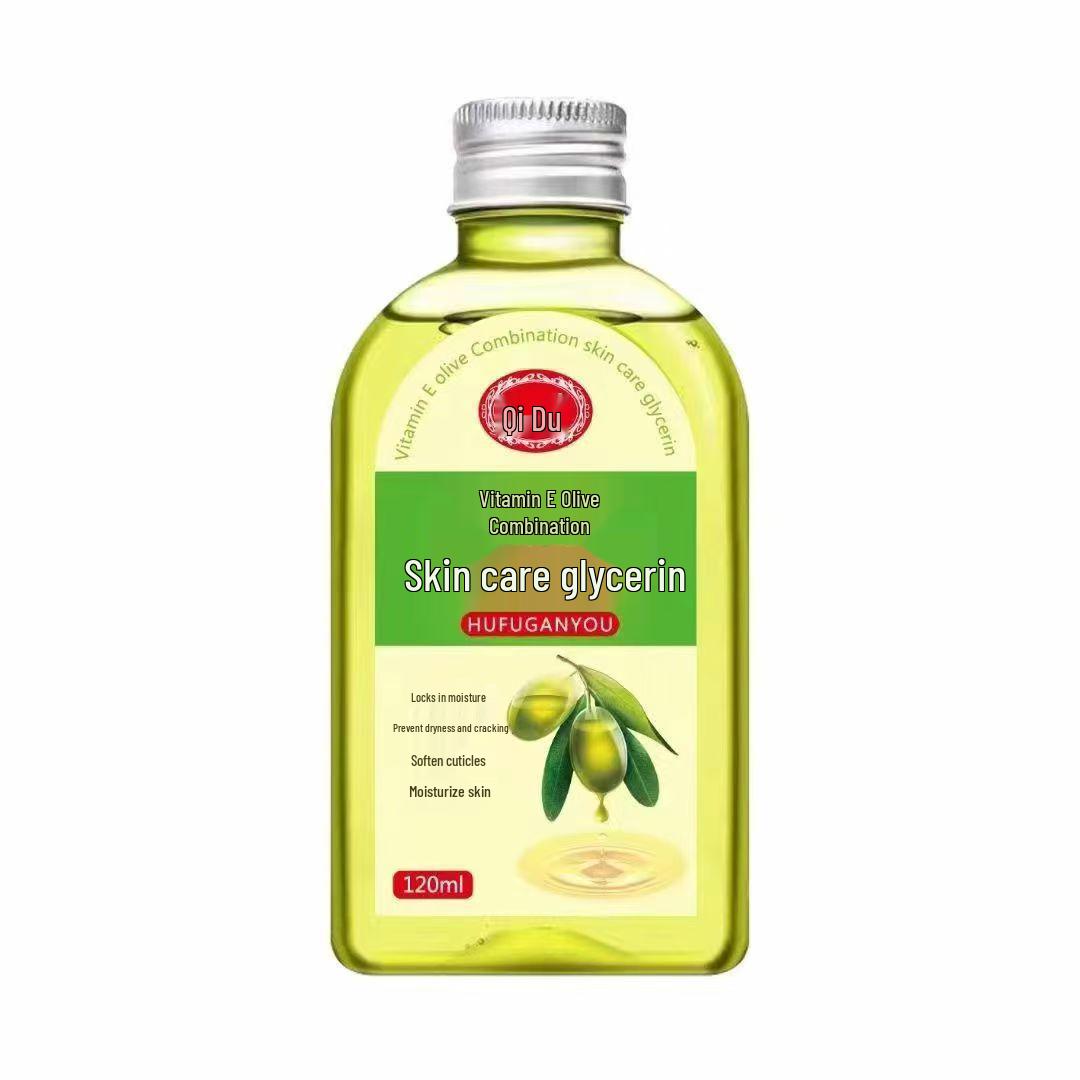 Qi Du Olive Oil & Glycerin Moisturizing Skincare Solution - 120ml, Whole Body Use. Standard Size