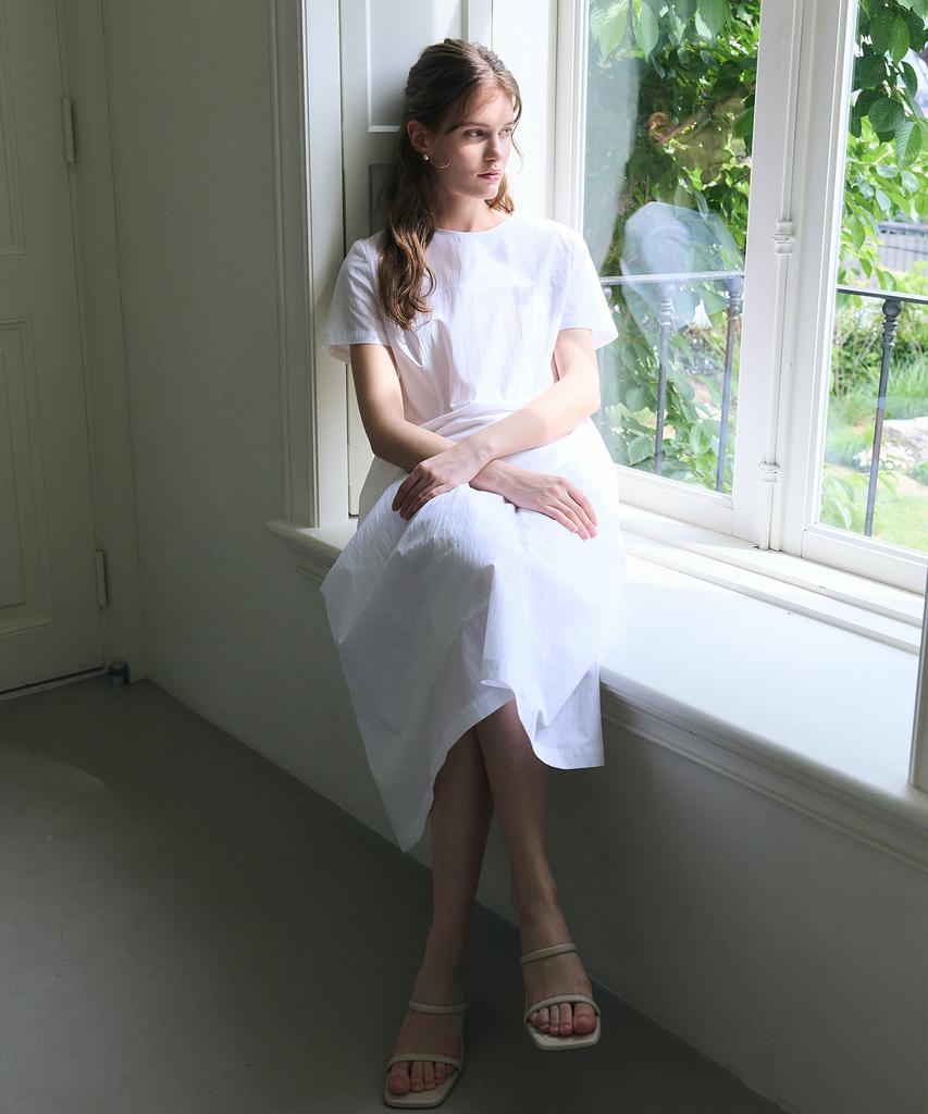 Paul And Alice Bustier Detailed Dress / White