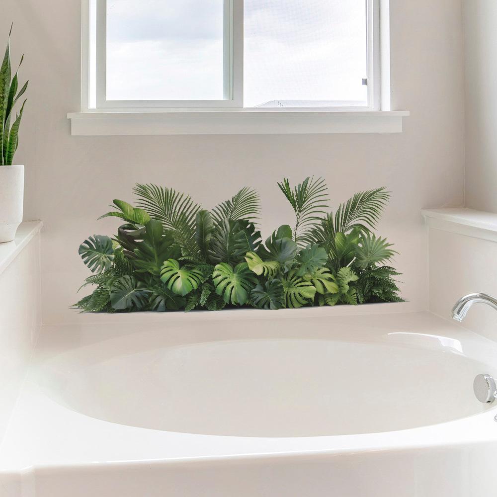 Creative Greenery Turtle Back Leaves Bedroom Living Room Background Landscaping Decorative Wall Stickers