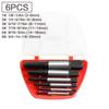 5pcs/6pcs Broken Screwdriver Bit Remover Set Carbon Steel Double Ended Screw Center Bit Remover Tool Kit