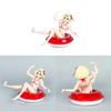 Lycoris Recoil Nishikigi Chisato Pvc Anime Figure With Sitting Pose And Swim Ring For Collectors