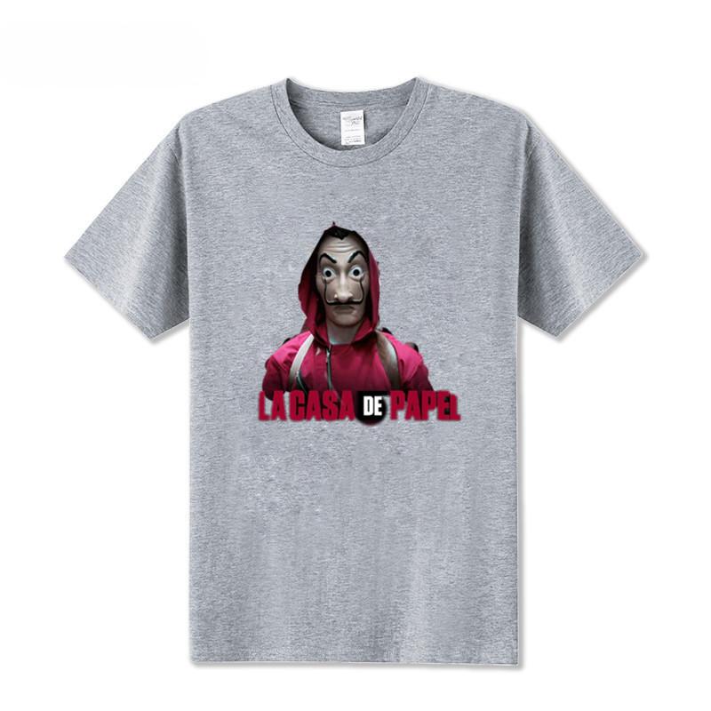 Famous House Of Paper Money Heist La Casa De Papel T Shirt Short Sleeve T Shirt