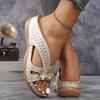 Women's Flowers Decor Slide Sandals, Casual Open Toe Arch Support Shoes, Comfortable Summer Outside Slides