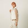 New MLB Basic Collection Basic Boston Red Sox FW24 Vest Women's Cream 3FDVB1046-43CRS
