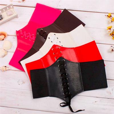 Cincher 5 Renk Bel Geniş Bant Kemer Dantel Bayan Göğüs Altı Kadın Şekil Korse