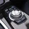 Console Multimedia Draaiknop Schakelaar Knop Cover Trim Voor BMW 1 2 3 4 5 7 X1 X3 X4 X5 X6 7-Knops Idrive (Kristal)