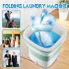 Portable Dehydration Ultrasoni Folding Clothes Washing Machine 220V Semi-automatic Laundry Underwear Cleaning Washing Machine