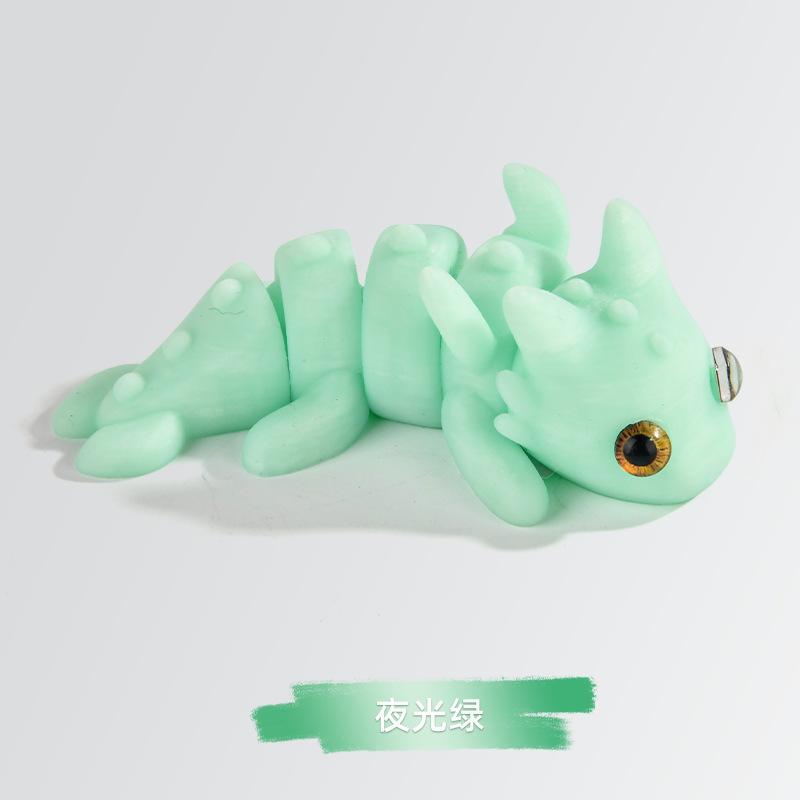 10cm 3D Printed Toys Simulation Doll Fish Realistic Eyes Body Joints Movable Children Toys Gifts Home Decoration