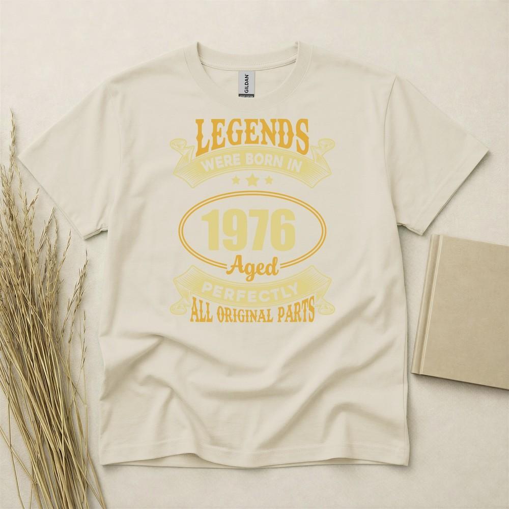 50ste Verjaardag Shirt Geboren In 1976 50 Jaar Oud Cadeaus Perfect Gerijpt T-shirt Vijftig