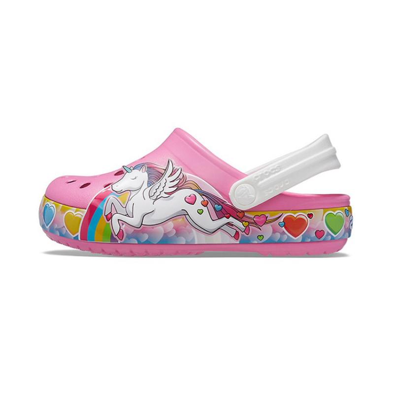 Crocs Classic clog Fun Academy Unicorn Comfortable Everyday Children's Sandals Rose Pink Children's Model
