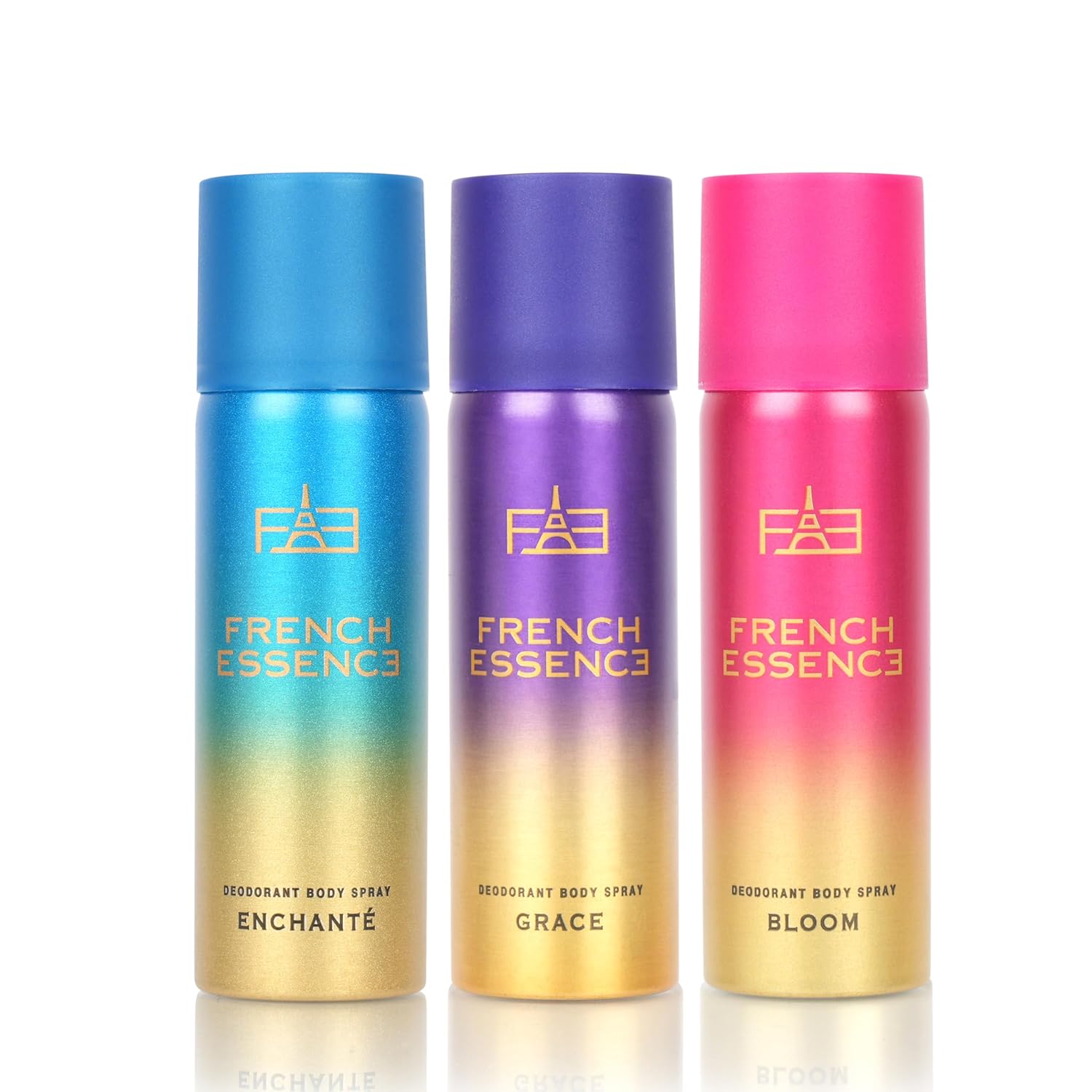 

Комбо-набір дезодорантів для тіла French Essence для жінок, 3 шт. х 50 мл - 1,7 рідких унцій. Кожен M чистий