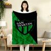 San Martin Print Flannel Blanket High Quality Warm Comfortable Cover for All Seasons Perfect for Gifts Home Decor