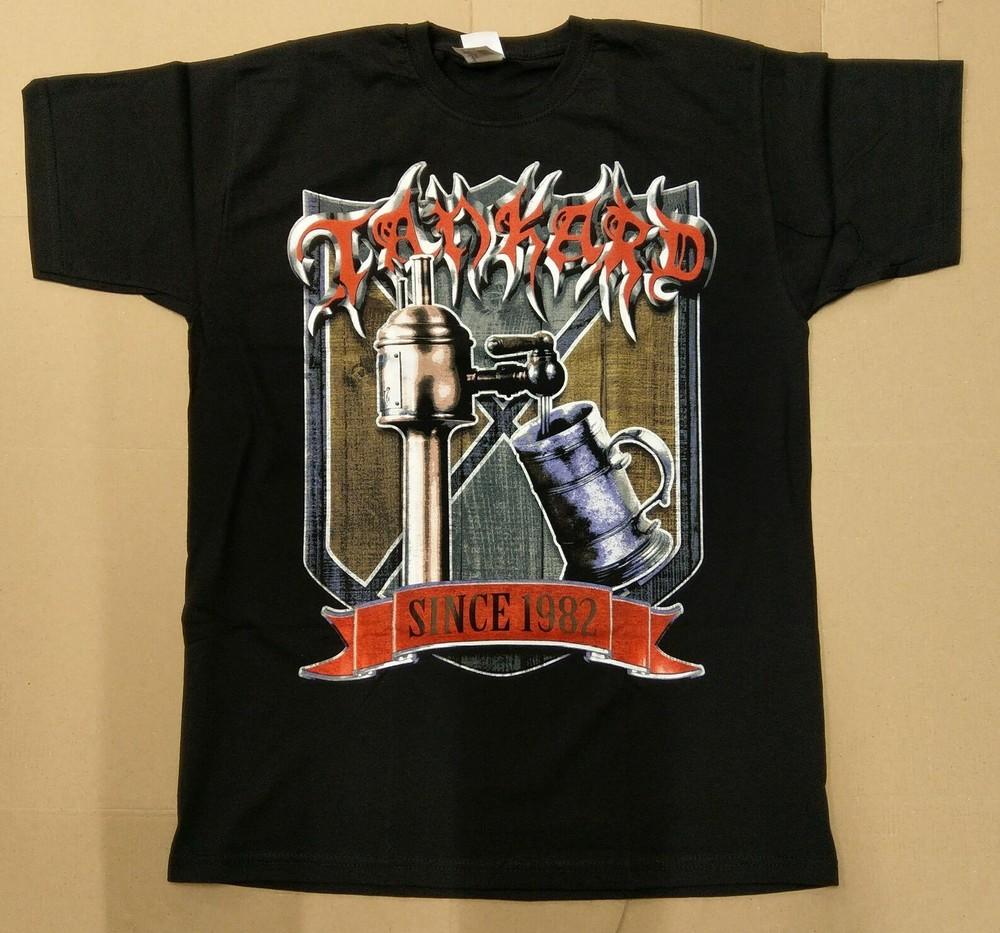 TANKARD - Drink With Class Black T-Shirt Sodom Kreator Unisex T-Shirt L