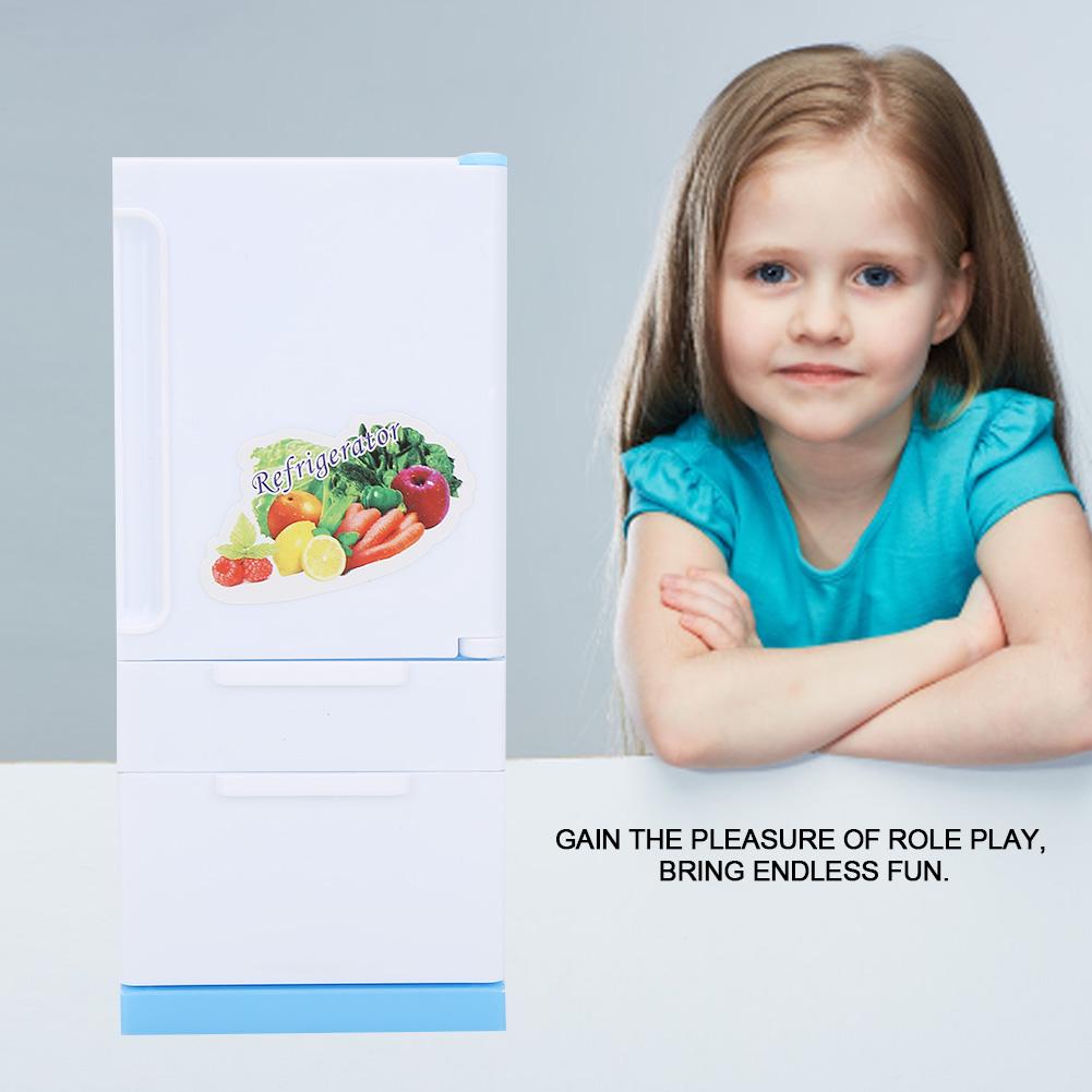 Mini Refrigerator for Dolls Derived Product Dolls Simulation House Furniture Doll Fridge Toy