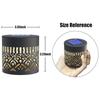 Solar Mandala Wall Lamp Outdoor Led Waterproof Fence Lamp For Garden Lawn Estate Porch Corridor Courtyard Decoration Wall Light
