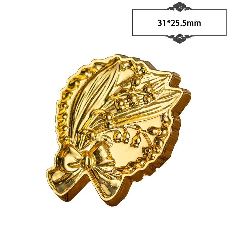 Christmas Wax Seal Stamps Sealing Wax Vintage Sello Candy Retro Envelopes Sealing Stamp Head Wedding Invitations Cards ZT0109