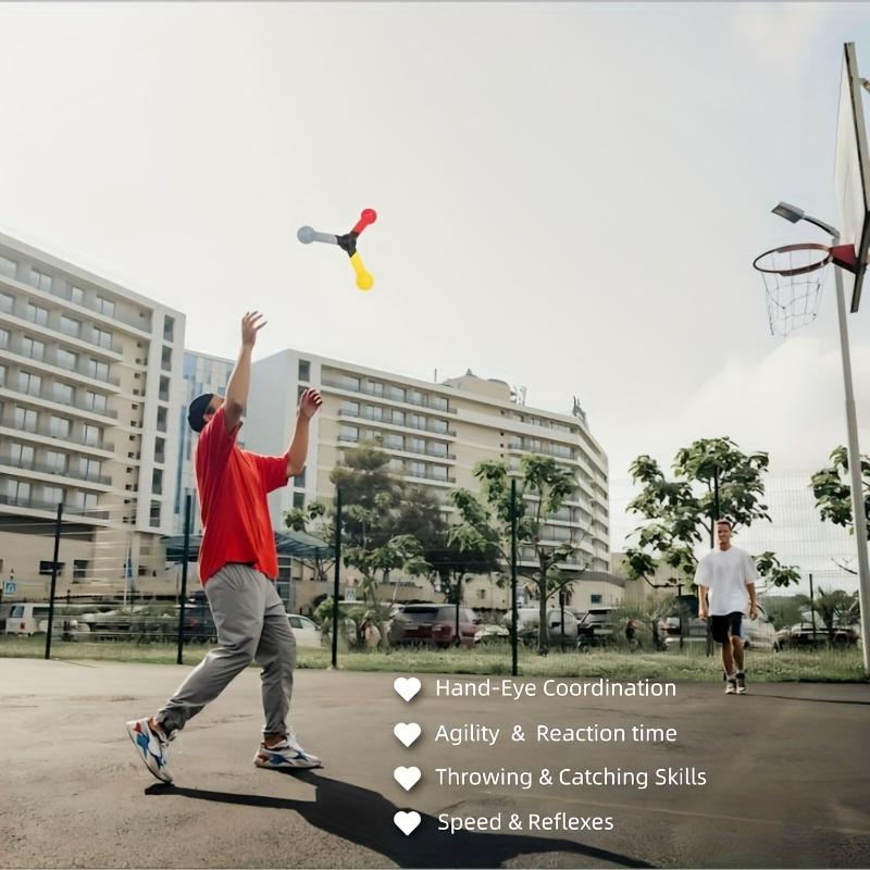 1PC Hand-Eye Coordination and Reaction Speed Trainer - Reflective Catcher with Ratchet System, Stable Grip