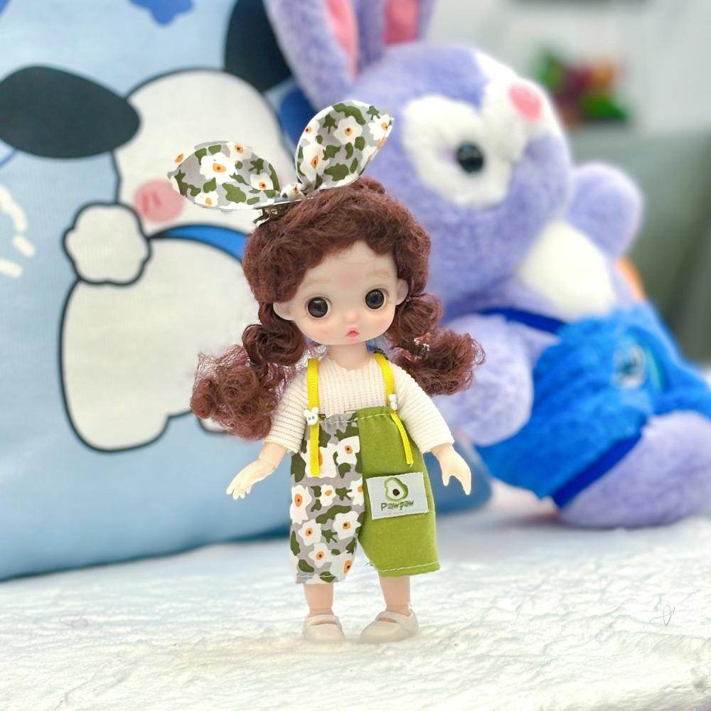 Colorful Beautiful Doll Outfit Dress Uniform Bjd Doll DIY Dress Ob11 Doll Clothes DIY Dress Up