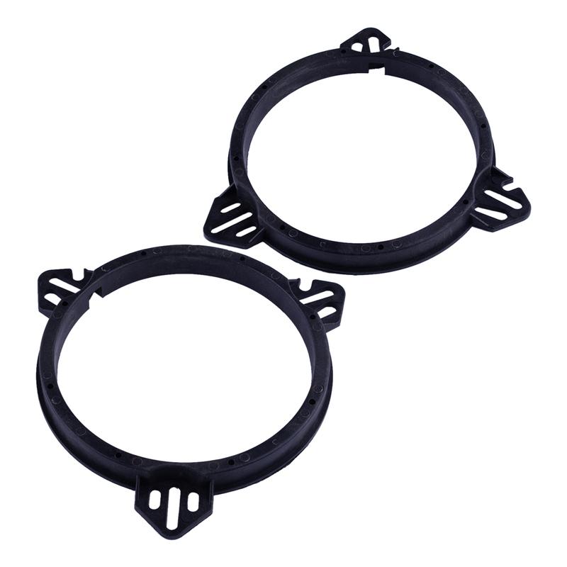 2Pcs 6.5 Rear Door Speaker Adapter Spacer Rings Bracket Holder Fit for Subaru Impreza Forester WRX Legacy