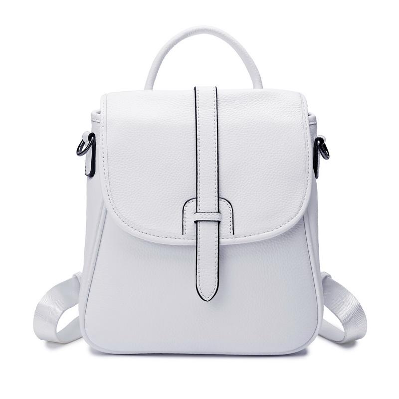 

Женский дизайнерский рюкзак из натуральной коровьей кожи черного цвета с натуральным верхним слоем из воловьей кожи для девочек