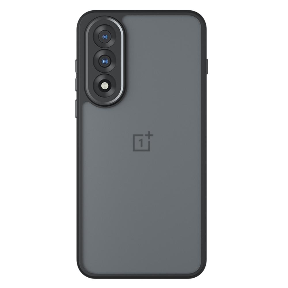 For OnePlus Ace 5 Ultra 5G/Nord 5 5G Case Skin-Touch TPU+PC Matte Phone Shell,Transparent Black