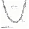 Europäische Retro 18K Gold Halskette für Damen - Hochwertiger schlichter Stil mit vielfältigen Designs und Edelstahlkette
