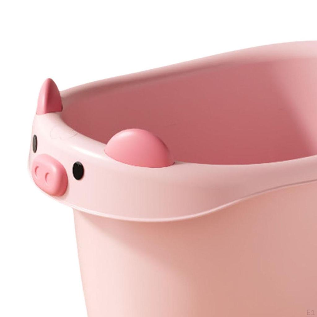 Wanna Wiaderko do Kąpieli dla Noworodków Spód z Antypoślizgiem Do Siedzenia i Moczenia Basenik Prysznicowy Wiek 5-8 Lat