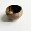Natural Coconut Shell Bowls Food Grade Polished Eco Bowl for Camping Snack Serving Farmhouse Kitchen Table Decoration